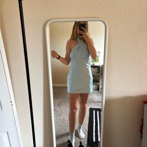 Cotton Candy Light Blue Mini Dress